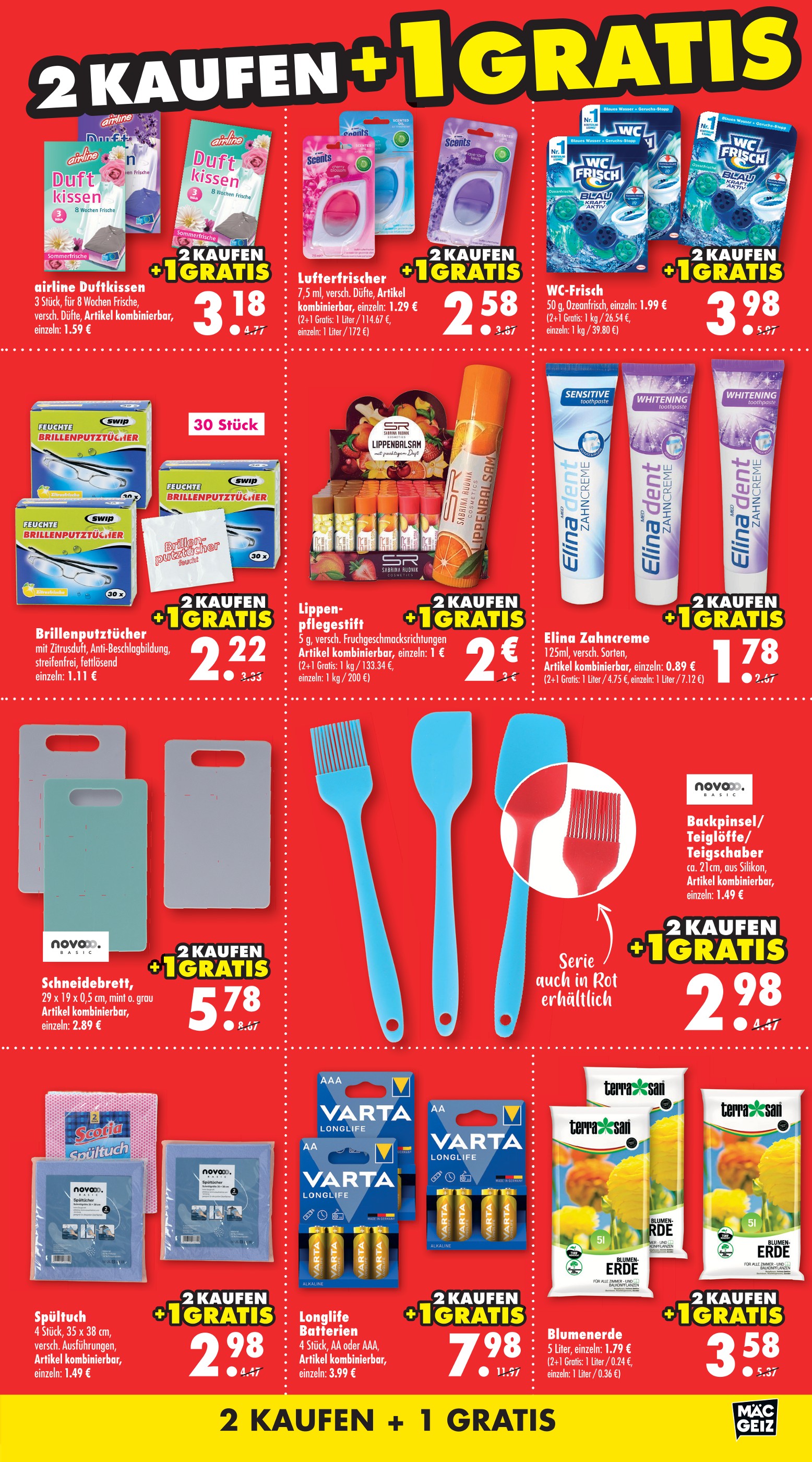 Akku Angebot im aktuellen Mäc-Geiz Prospekt auf Seite 11